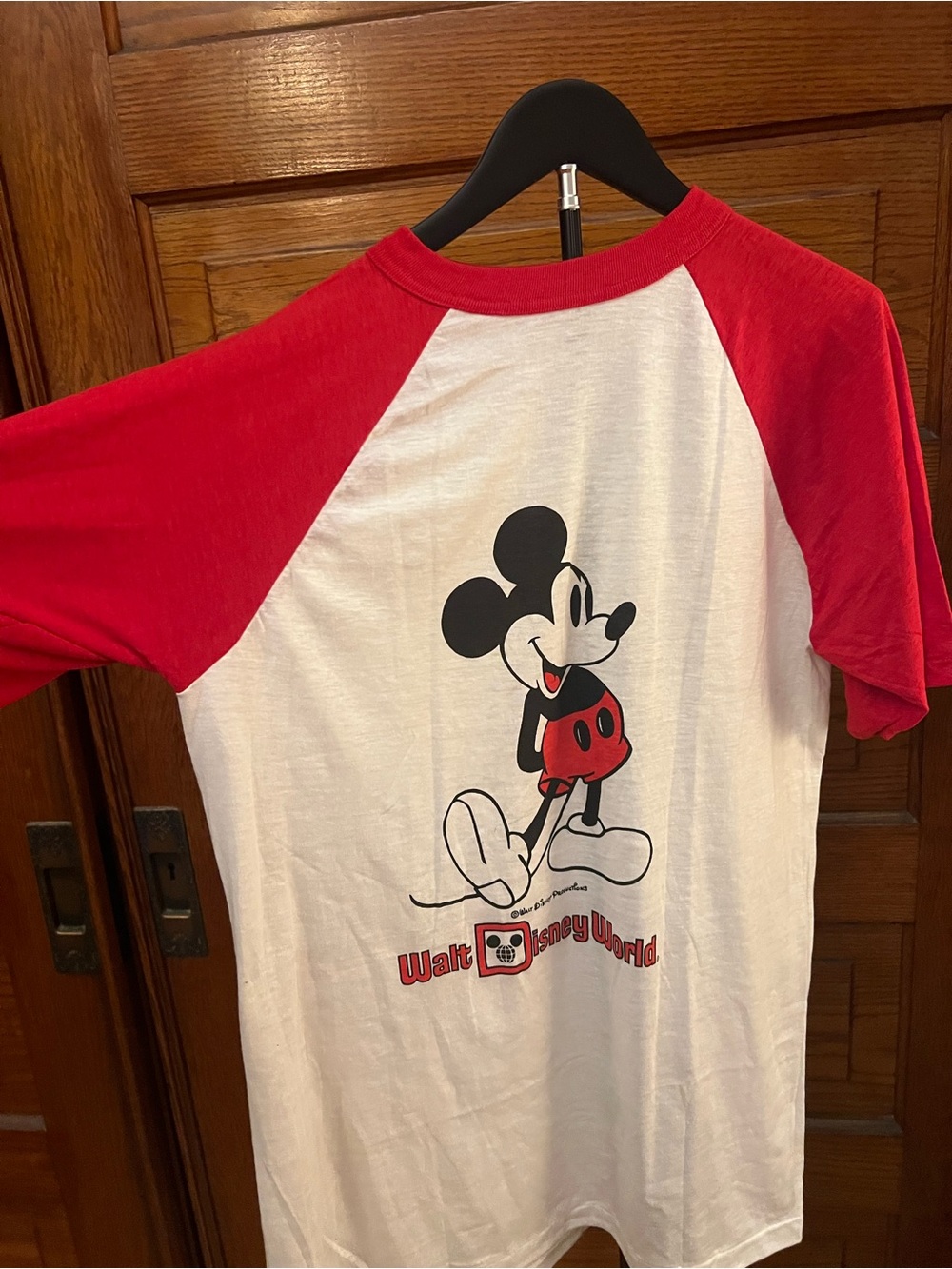 VINTAGE Disney Mickey Mouse Raglan Tee